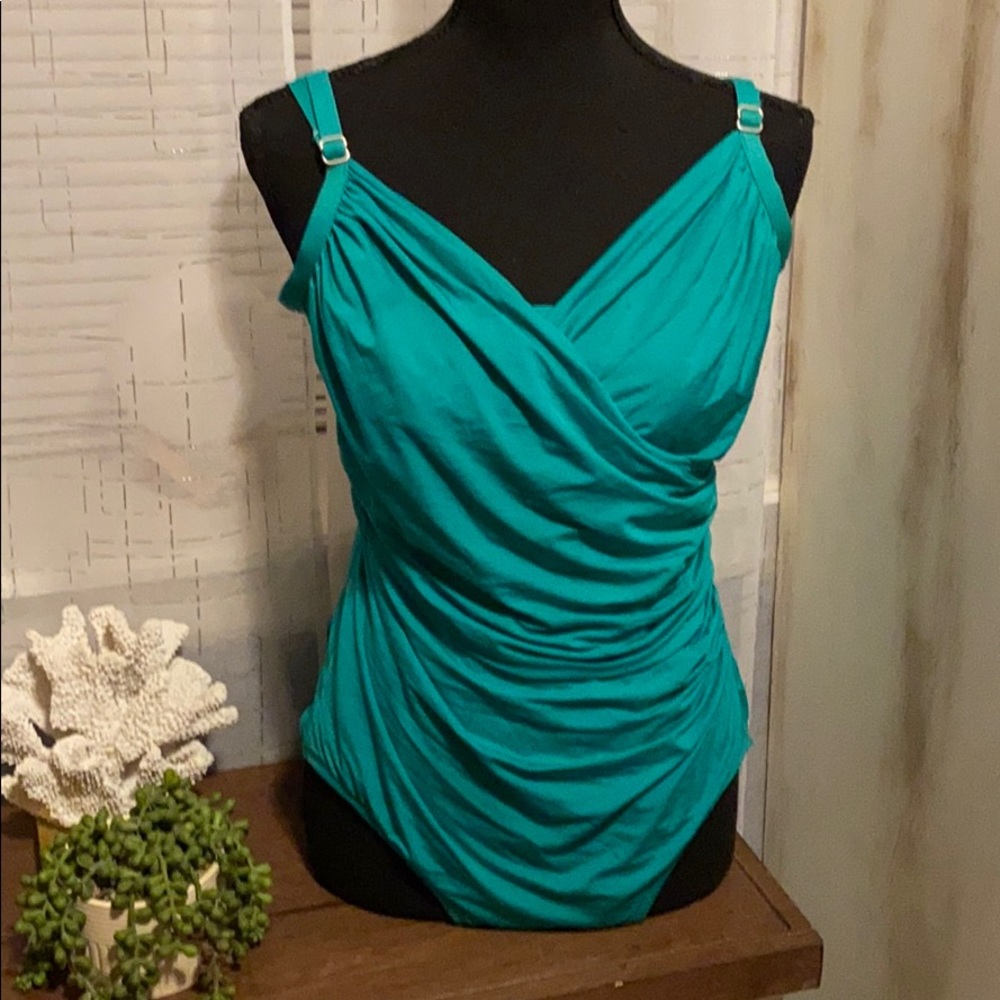 Gorgeous green goddess swimsuit